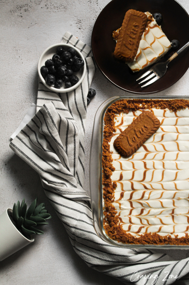 lotus biscoff layered dessert