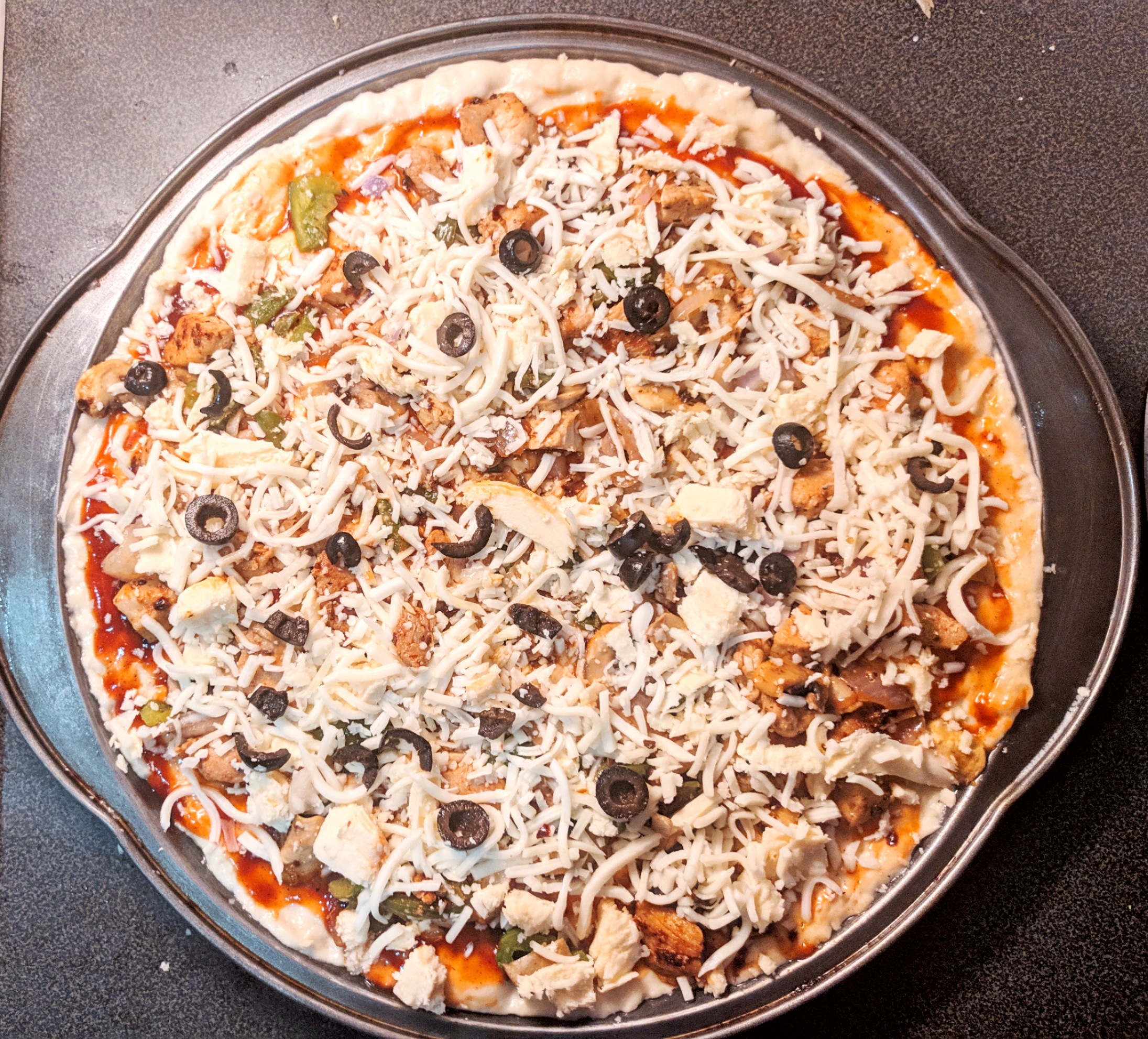 Fajita Chicken Pizza |Homemade fajita Pizza Recipe ...