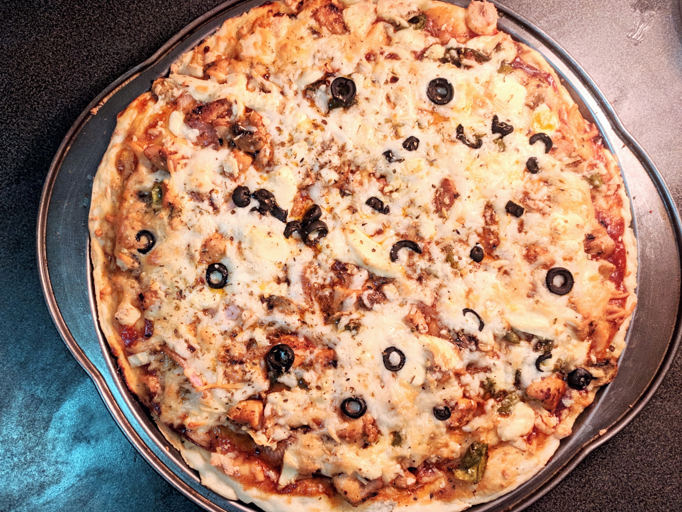 Fajita Chicken Pizza |Homemade fajita Pizza Recipe ...